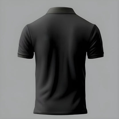 Cosmo attire plain polo black