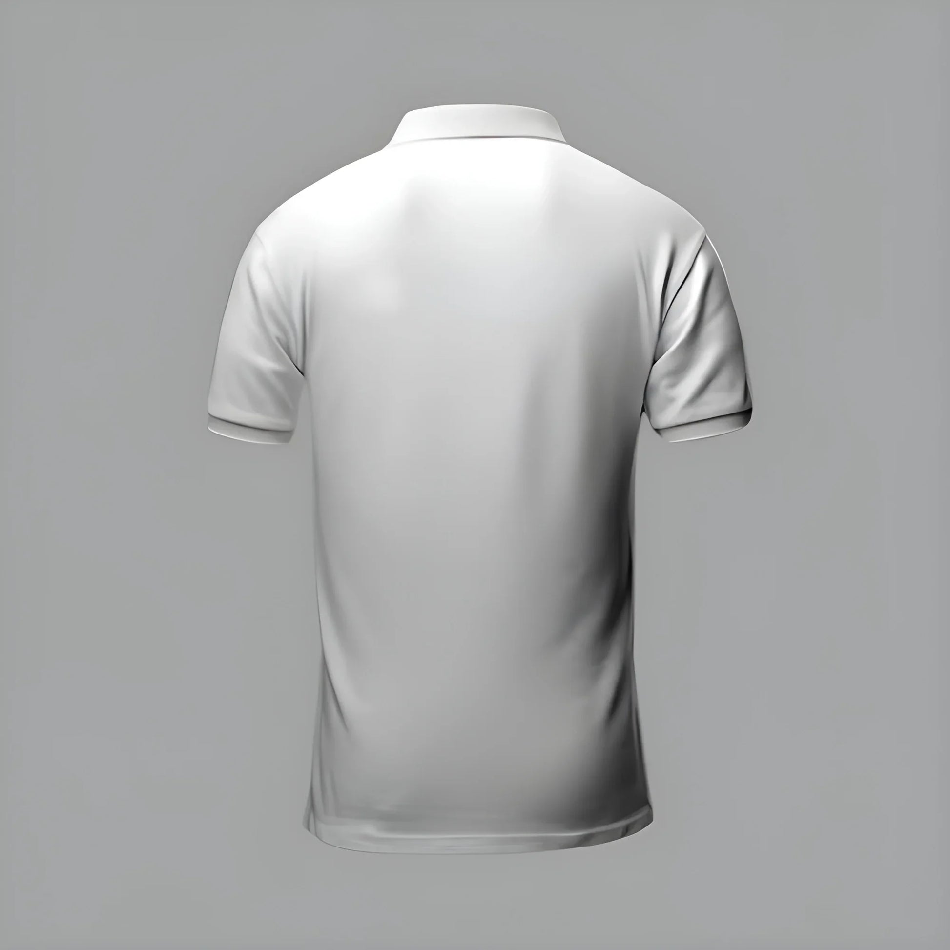 Cosmo attire plain white polo