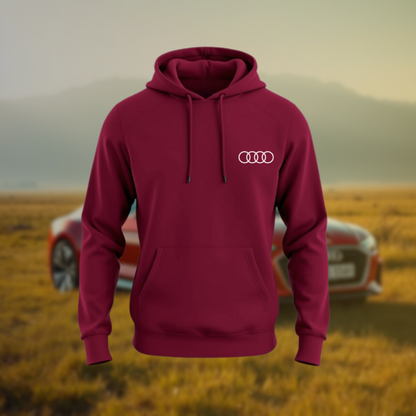 Cosmo Audi Mark Hoodie Maroon