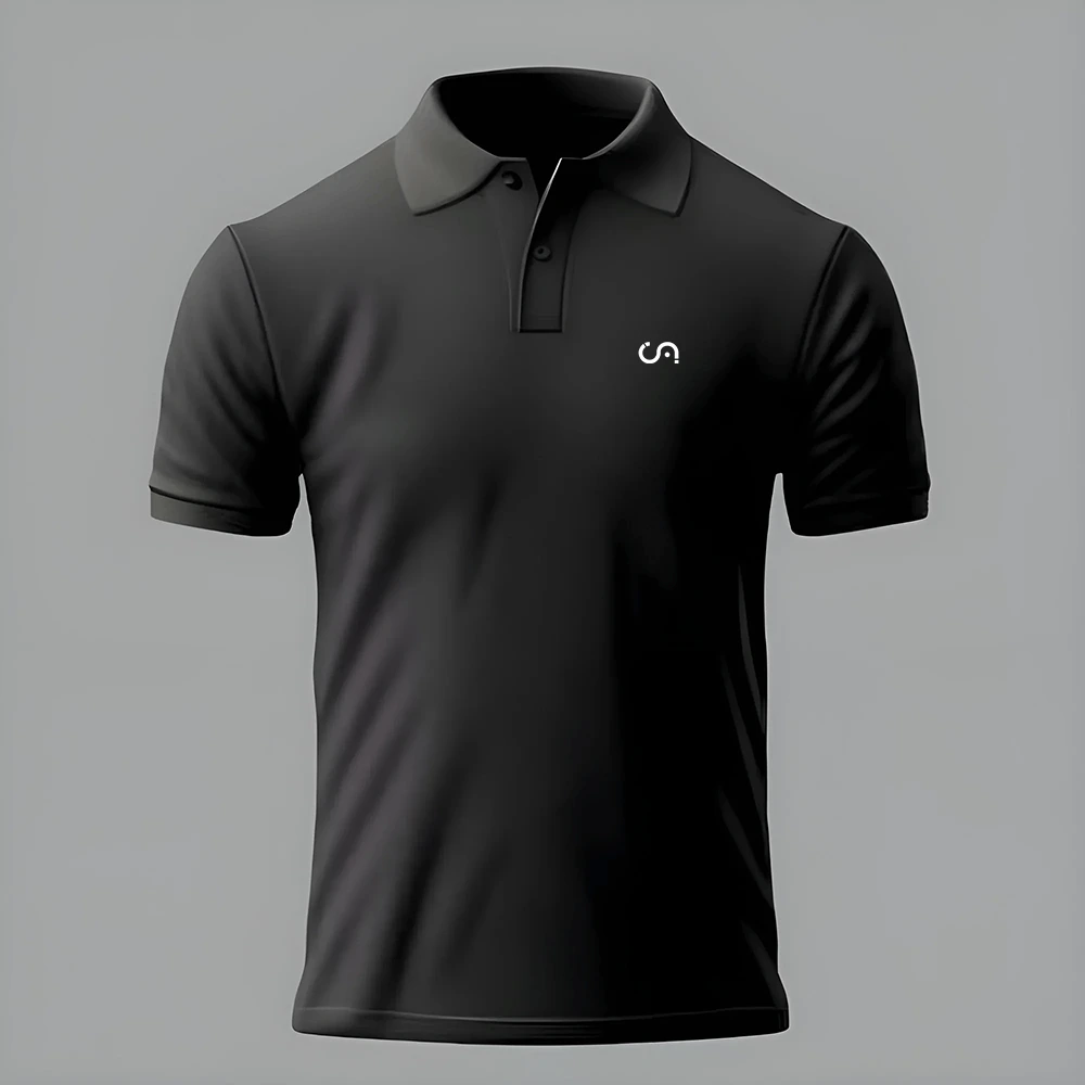 Cosmo Attire Polo | Black