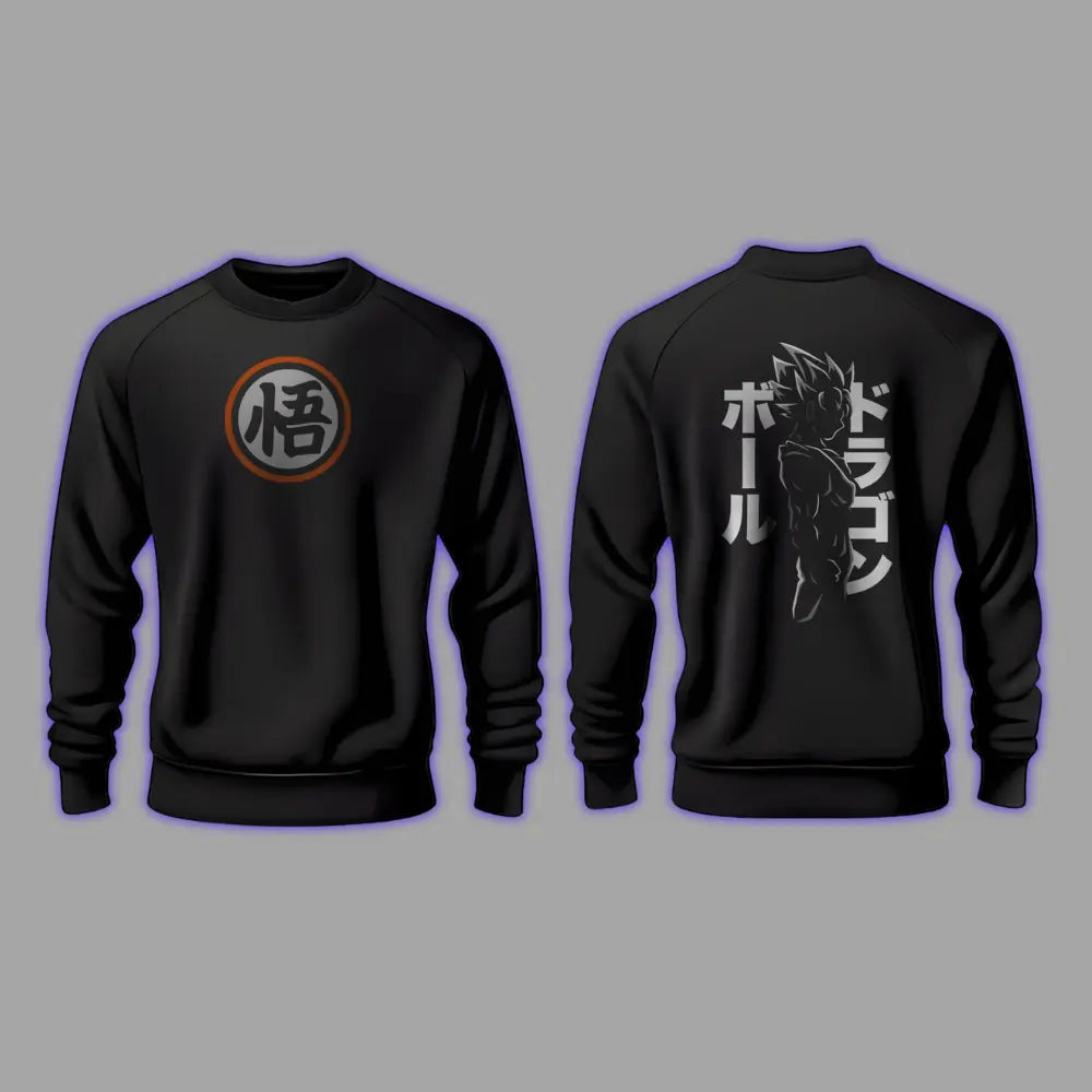 goku fury sweat shirt mockup