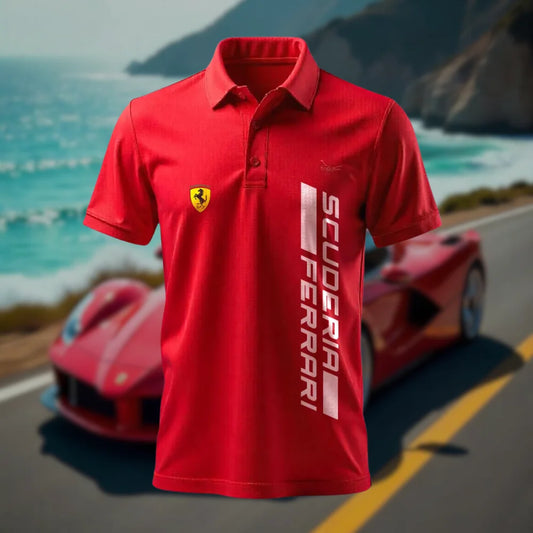 ferrari polo red