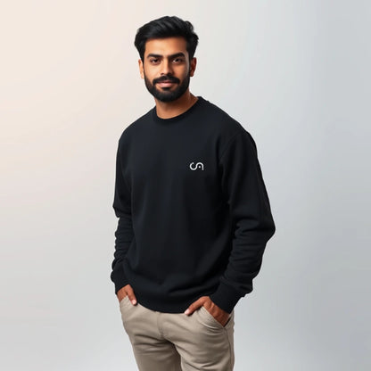 Cosmo Attire Sweat Shirt | Black