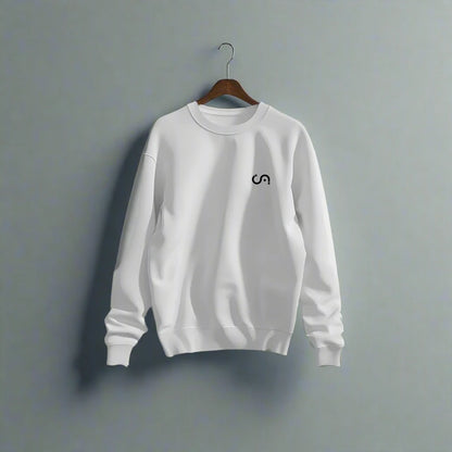 Cosmo Attire Sweat Shirt | White